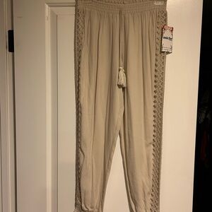 Beige Women's Trousers